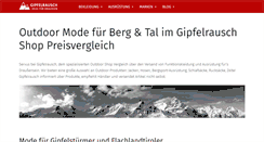 Desktop Screenshot of gipfelrausch.com